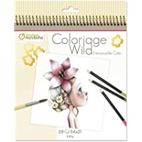 Los mejores  - Avenue Mandarine - Cuaderno de colorear Wild by Emmanuelle Colin (Edición colector) (GY065O)